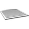 Ekena Millwork Arch Top Surface Mount PVC Gable Vent: Non-Functional, w/2"W x 1-1/2"P Brickmould Frame, 34"W x 36"H GVPAR34X3602SN - alternate 4